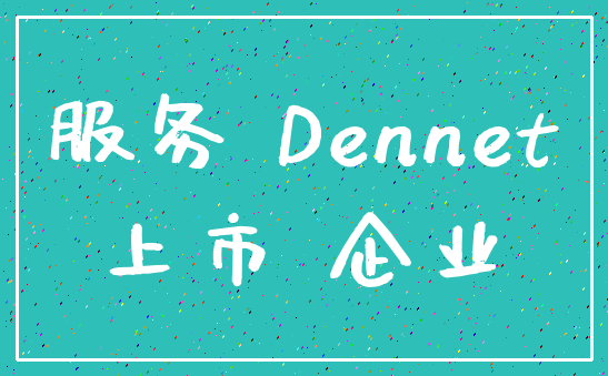 服务 Dennet_上市 企业