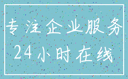 专注企业服务_24小时在线