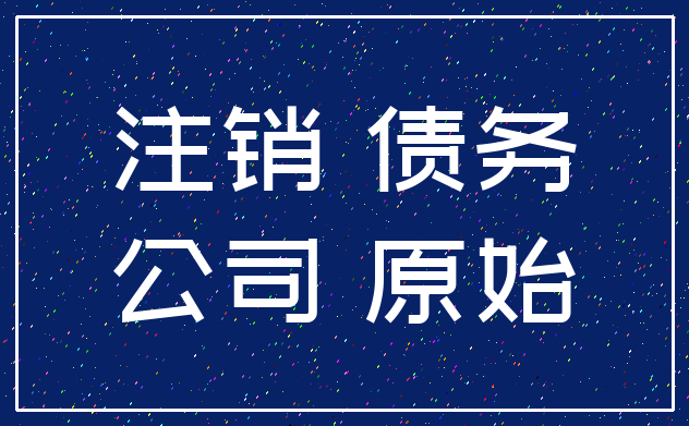 注销 债务_公司 原始