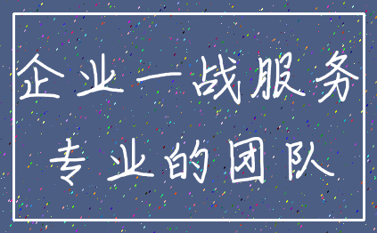 企业一战服务_专业的团队