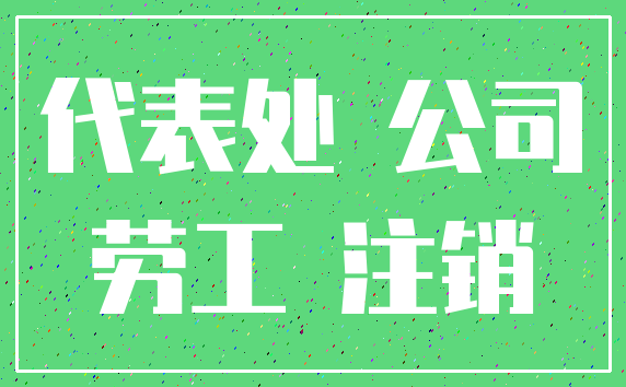 代表处 公司_劳工 注销