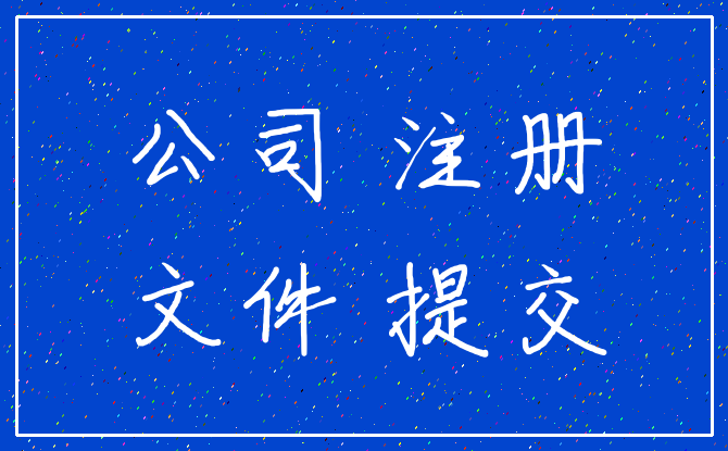 公司 注册_文件 提交