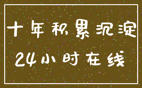 十年积累沉淀_24小时在线