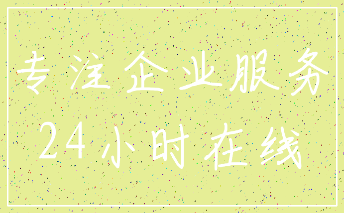 专注企业服务_24小时在线