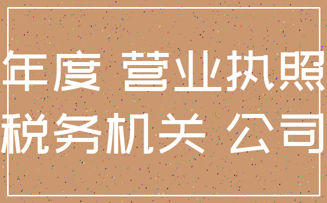 年度 营业执照_税务机关 公司