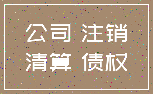 公司 注销_清算 债权