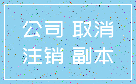 公司 取消_注销 副本
