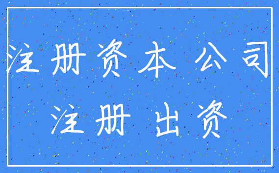 注册资本 公司_注册 出资