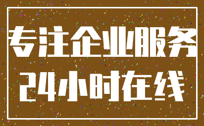 专注企业服务_24小时在线