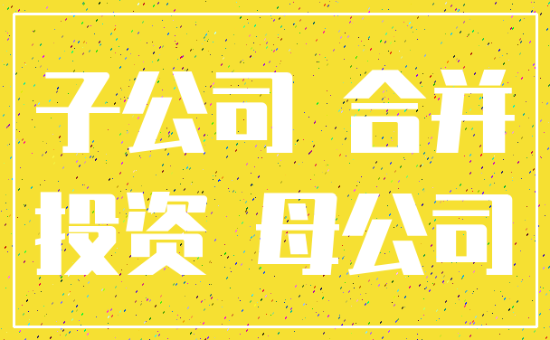 子公司 合并_投资 母公司