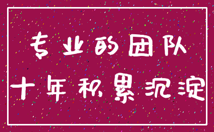 专业的团队_十年积累沉淀