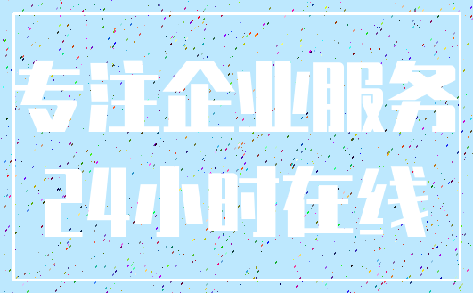 专注企业服务_24小时在线