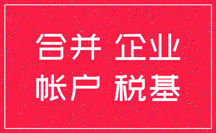 合并 企业_帐户 税基