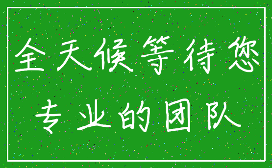 全天候等待您_专业的团队