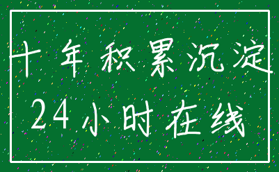 十年积累沉淀_24小时在线