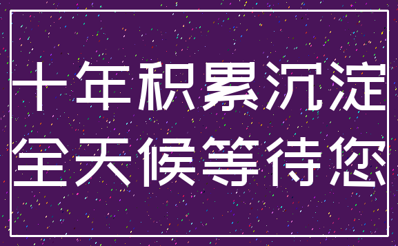 十年积累沉淀_全天候等待您