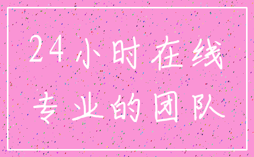 24小时在线_专业的团队