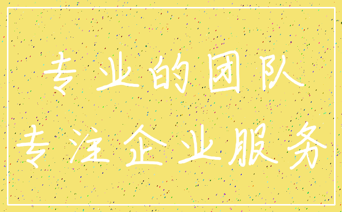 专业的团队_专注企业服务