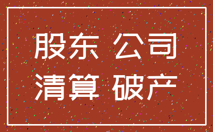 股东 公司_清算 破产