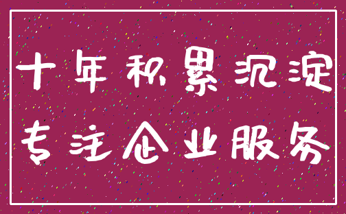 十年积累沉淀_专注企业服务