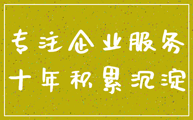 专注企业服务_十年积累沉淀