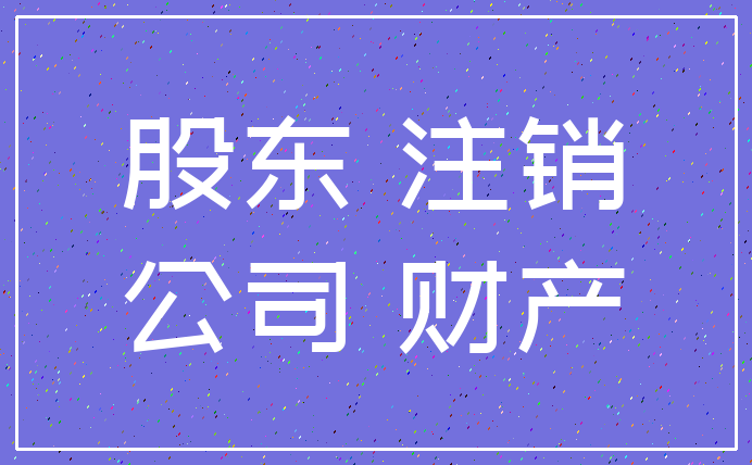 股东 注销_公司 财产