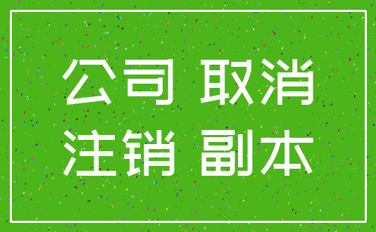 公司 取消_注销 副本