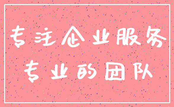 专注企业服务_专业的团队