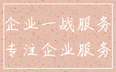 企业一战服务_专注企业服务