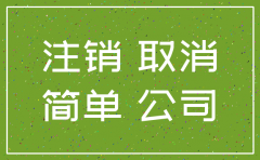 适用于简易注销的公司有哪些