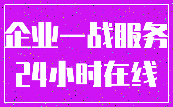 企业一战服务_24小时在线