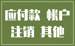 公司注销其他应付款有贷方余额