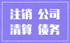 有债务公司能注销吗